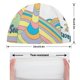 thumbnail image 2 of ¡Oh, los lugares a los que irás! Gorro de Natación de Licra, Gorro de Baño de Tela Cómoda, Gorro Elástico Antideslizante para Hombres, Mujeres y Niños, 2 of 6