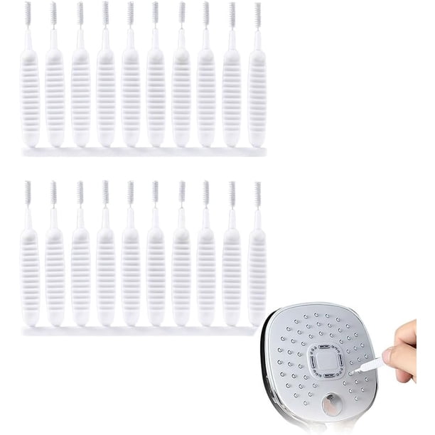 Cepillo limpieza ducha antical para agujeros pequeños set limpiador baño multiuso