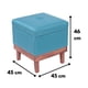 thumbnail image 2 of Pouf Baúl Emilia Turquesa Omega 45x45x46 cm, 2 of 3