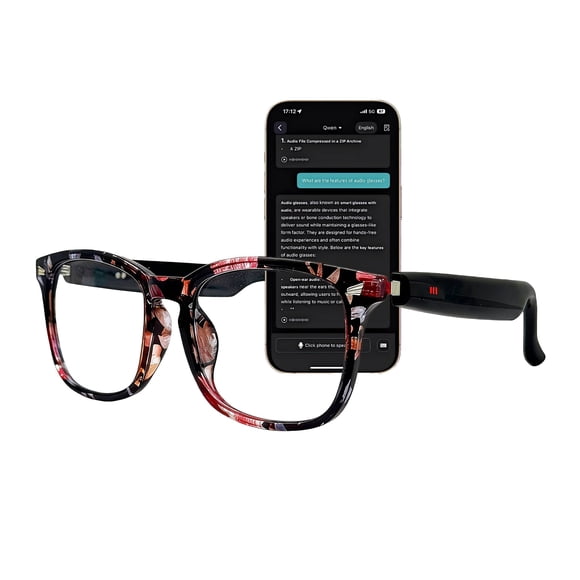 Gafas inteligentes inalámbricas Bluetooth de traducción MNVOEQ C3+
