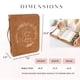 thumbnail image 3 of Funda para Biblia LANDORA & LEAF Grande Marrón Dorado con Cremallera, 3 of 6