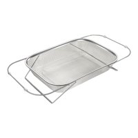 Bothyi - Cesta De Drenaje De Frutas Y Verduras Sobre El Colador Del Fregadero Para Secar Y Lavar Extra Grande