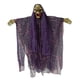 thumbnail image 2 of Muñeca De Bruja Colgante De Halloween, Fantasmas Iluminados Para Casa Encantada, Vacaciones, Interior, Morado, 2 of 5