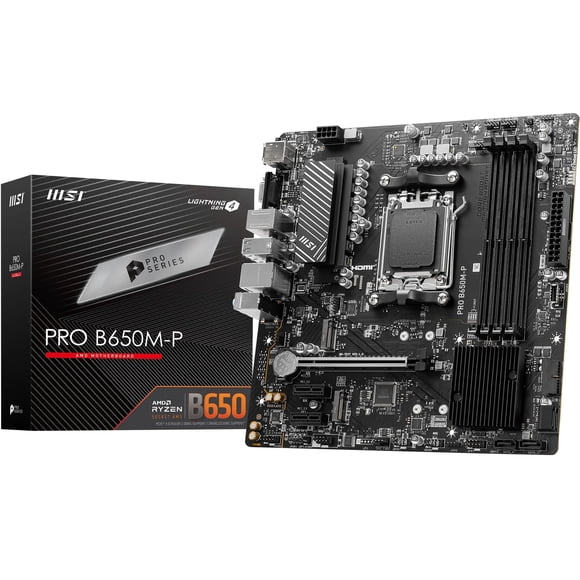 Placa madre MSI PRO B650M-P V1 micro-ATX compatible con AMD Ryzen