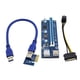 thumbnail image 1 of Cable Adaptador De Corriente De Extensión De Gráficos PCI-e Express 1x A 16x USB De 6 Pines, 1 of 2