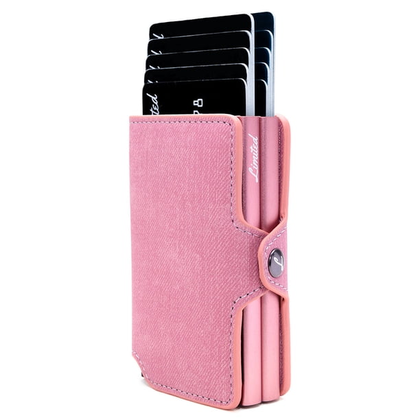 Billetera - Double - Rosado, Sin monedero