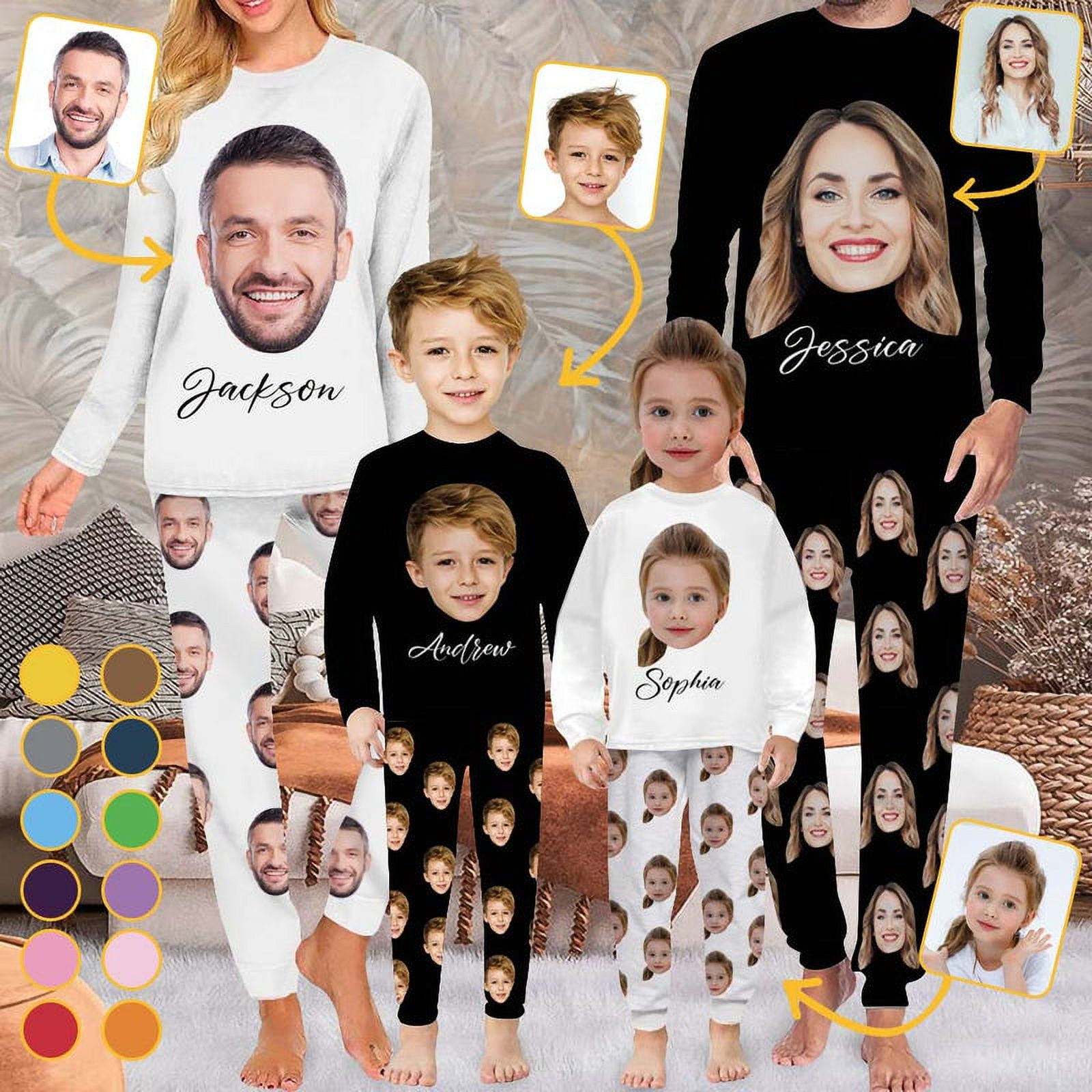 Milsleep - Pijama Personalizado Con Foto - Conjunto De Pijama Personalizado