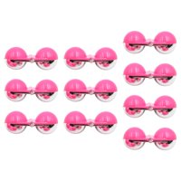 Magideal - Sonajero En Línea De Pesca De Mar De 10 Uds., Alarma De Mordedura De Pescado, Señuelo De Cuentas De Campana De Aparejos De Pescado, Gancho De Señuelo Rosado