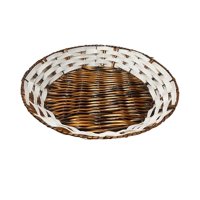 Oem - Bandeja Cesta De Ratan Cesta Tejida Bicolor 30X5Cm C