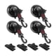thumbnail image 2 of Ventosas de servicio pesado 4 piezas con ganchos Car Camping Tie Down Ventosa Accesorio de lona para acampar con gancho de seguridad Poder fuerte para con clips, 2 of 5