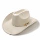 thumbnail image 5 of Sombrero Vaquero Cowboy Western Unisex Adulto - Festivales blanco Talla Única, 5 of 6