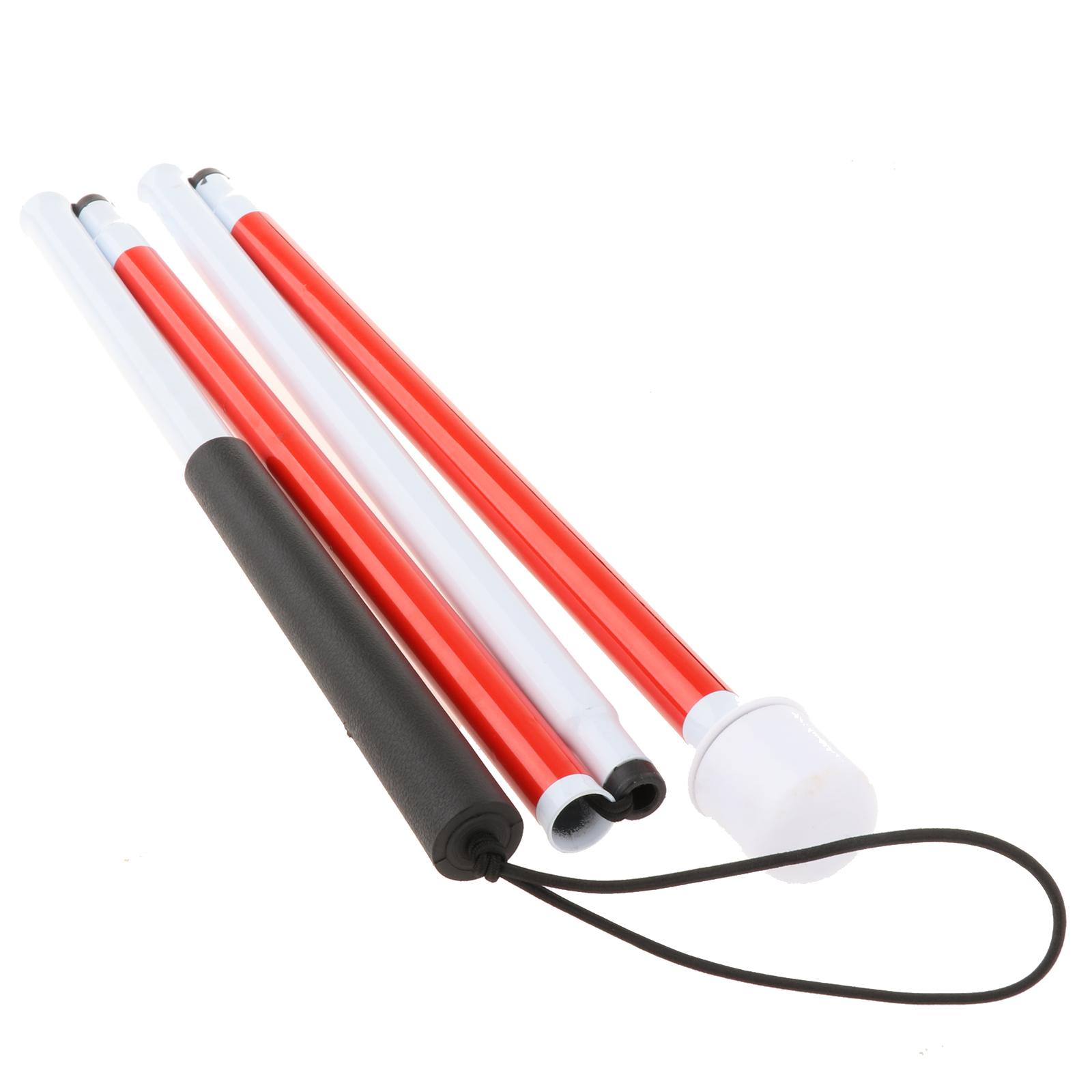 Ioensy - Bastón Ciego Bastón Ciego Ajustable Para Personas Mayores Con Discapacidad Visual