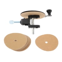 Magideal - Juego De Molinillo Para Tacos De Billar, Herramientas De Reparación Con Papel De Lija 14X, Repuesto Portátil Para Deportes, Mujeres Y Hombres