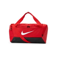 Bolsa De Lona Nike Brasilia Training, Unisex, Pequeña, 41 L, Rojo/Negro/Blanco