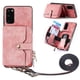 thumbnail image 3 of Funda Tipo Cartera con Correa Cruzada para Samsung Galaxy S20 Protección Contra Golpes Rosa, 3 of 6