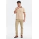 thumbnail image 4 of Polera Hombre Slim Cuello Camisero Beige - ll, 4 of 4