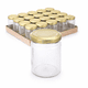 thumbnail image 1 of Pack 24 Frascos de Vidrio 240ml con Tapa Metálica Hermética – Ideal para Miel, Conservas y Alimentos, 1 of 3