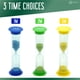 thumbnail image 4 of Reloj de arena TeacherFav 3,5 pulg. juego de 3 (azul, verde y rojo), 4 of 7