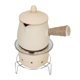 thumbnail image 3 of Tetera De Cerámica Con Estufa, Teteras Duraderas Para El Hogar Del Hotel, Regalo Para Amantes Del Té, Color Blanco, 3 of 5