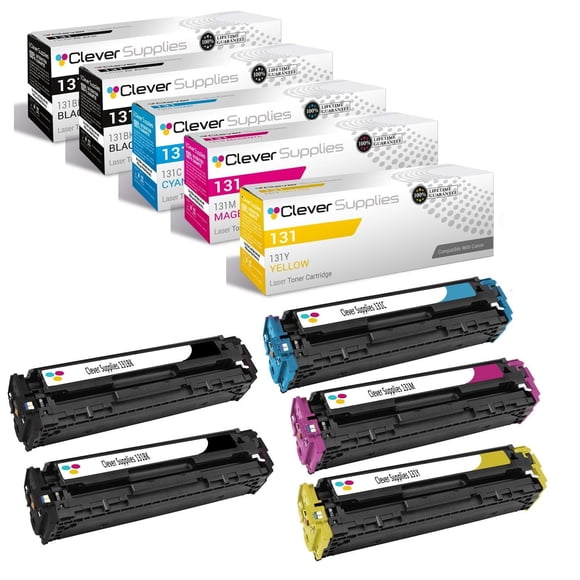 Cartucho de Tóner Clever Supplies 131 Paquete de 5 de Color