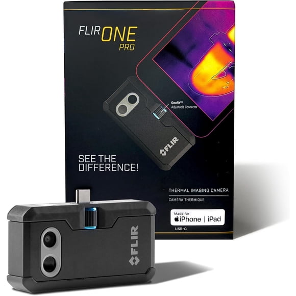 Cámara térmica FLIR One 480 × 360 para iPhone 15 y posteriores