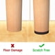 thumbnail image 3 of Protectores antideslizantes para muebles Yelanon, 42 piezas, para patas de muebles, 3 of 6