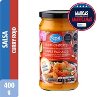 Salsa Para Cocinar Red Curry 400 Ml Great Value