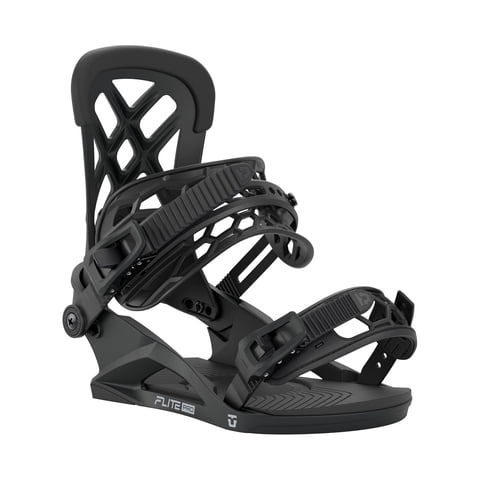 Fijaciones De Snowboard Union Flite Pro Para Hombre (Negras, Medianas)