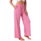thumbnail image 4 of INSPIRE CHIC Pantalones de Pijama para Mujer Pierna Ancha Casual Tejido de Punto Suelto Ajuste Holgado Dormir Confort Suave Conjuntos de Descanso Parte Inferior M Rosa, 4 of 6