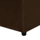 thumbnail image 3 of Pouf Cali 1c Felpa 30 Chocolate, 3 of 5
