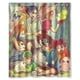 thumbnail image 1 of Cortina de ducha Digimon Adventure, juego de cortina de baño con ganchos, tamaño 60 x 72 pulgadas, 1 of 3