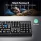 thumbnail image 4 of Teclado inalámbrico TECKNET 2.4G silencioso de tamaño completo USB, 4 of 7