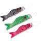 thumbnail image 3 of 3 Piezas Manga De Viento Japonesa Carpa Bandera Koi Nobori Pez Vela Rosa Verde Negro 100 Cm, 3 of 5