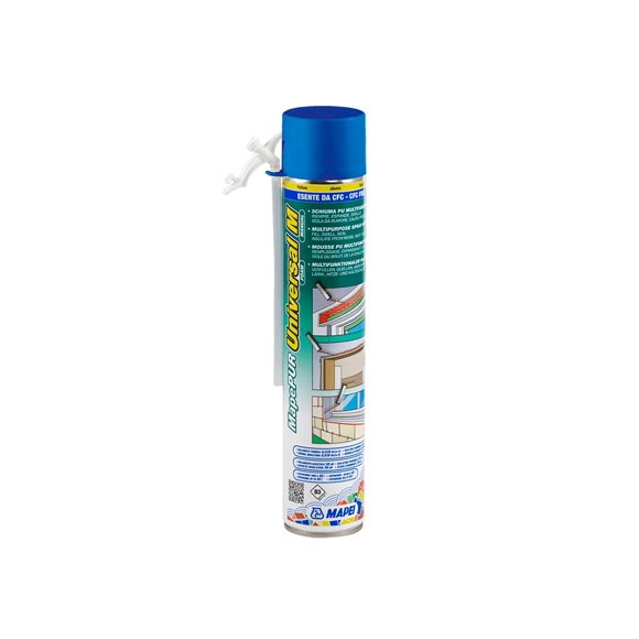 MAPEPUR UNIVERSAL FOAM M - Espuma poliuretánica autoexpansiva multiusos, 750Ml