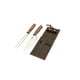 thumbnail image 2 of Set Parrillero: Tenedor + Cuchillo Con Funda De Cuero Café, 2 of 3