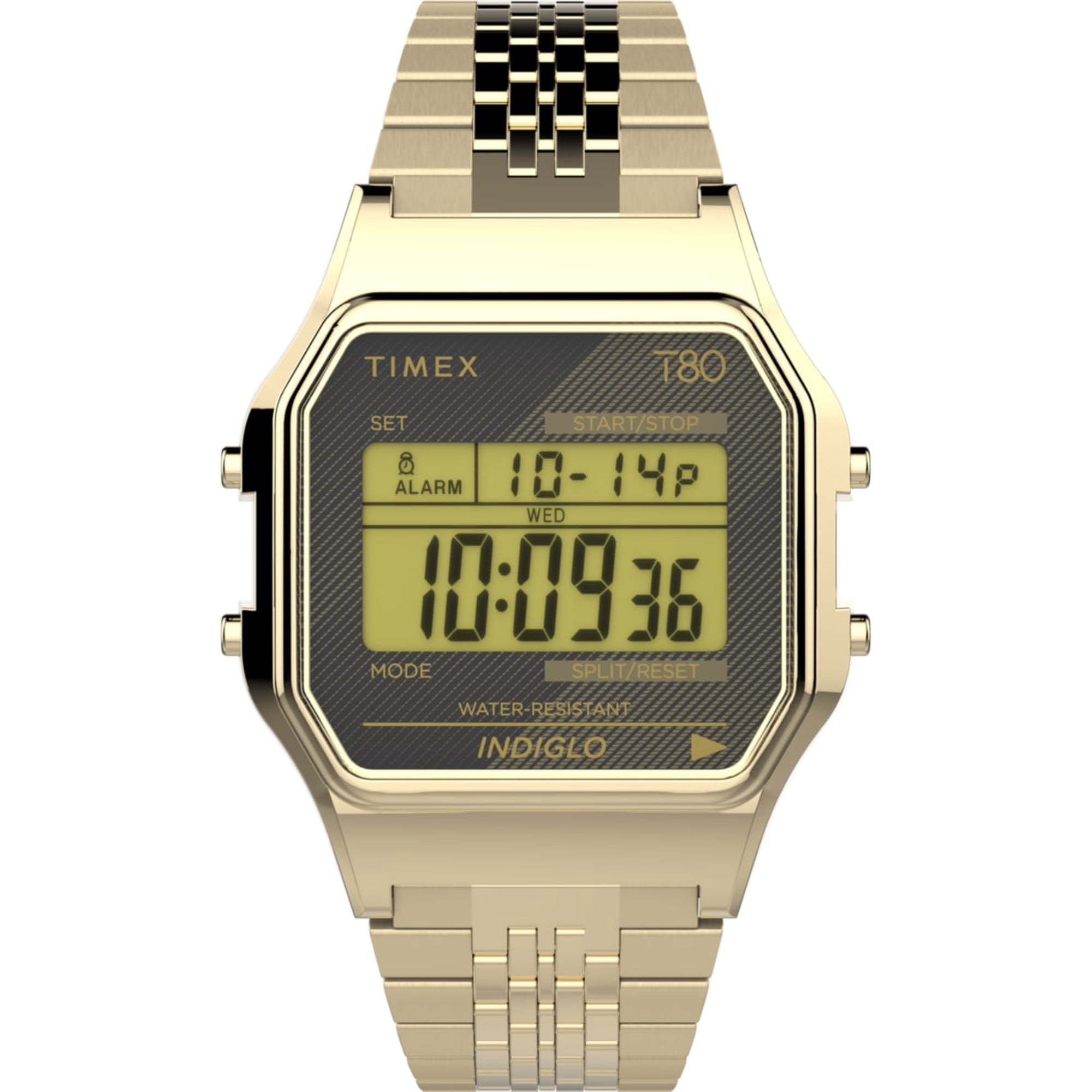 Reloj Digital Timex T80 Dorado Unisex