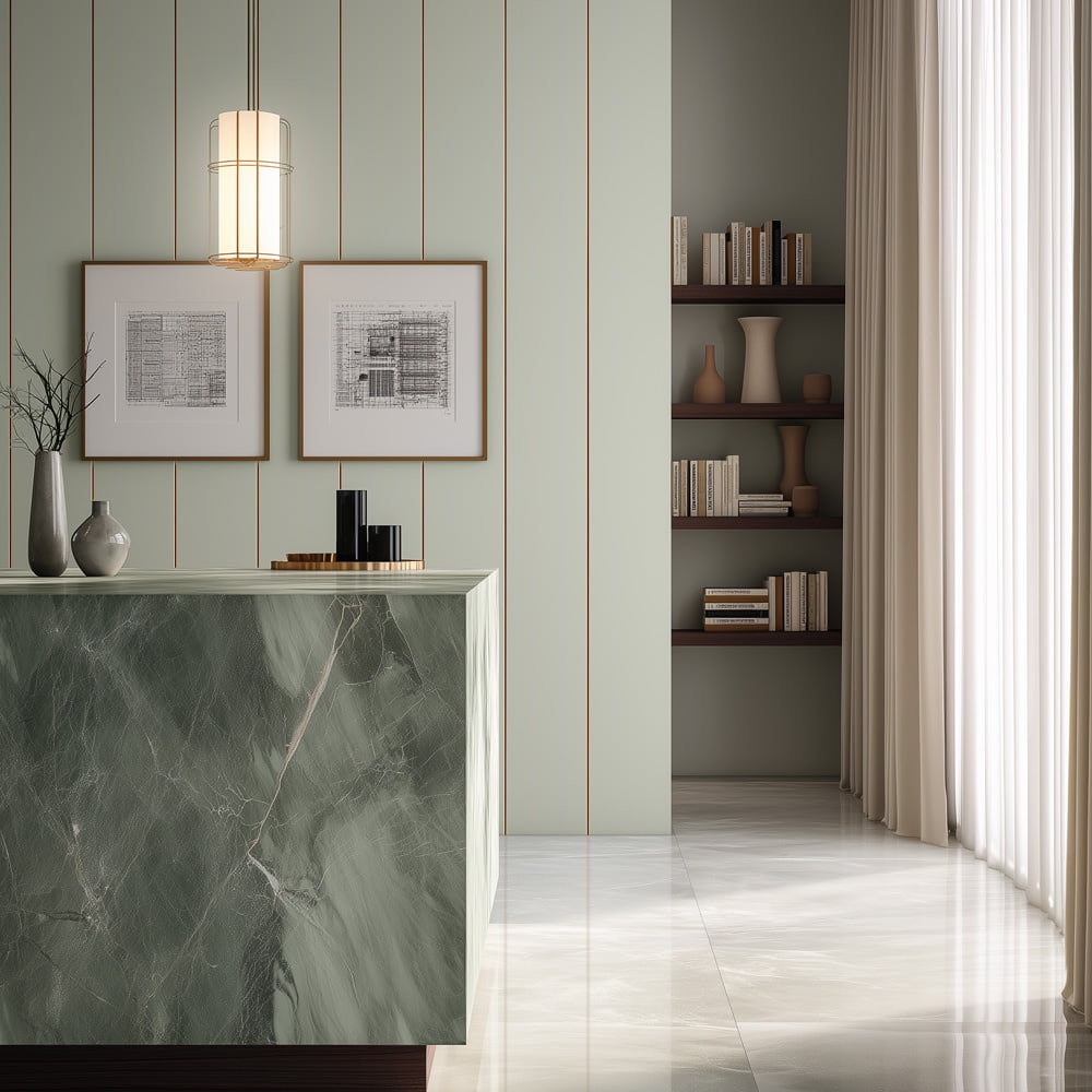 Masisa - Revestimiento Tableado Verde Glaciar 12x298x2500