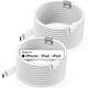 thumbnail image 1 of Cable USB C a Lightning de 3 m (paquete de 2) [certificado Apple MFi], cable de carga para iPhone de 3 m, cable Lightning a tipo C extra largo, cable de carga rápida para iPhone 14, 13, 12 Pro Max, Mi, 1 of 7