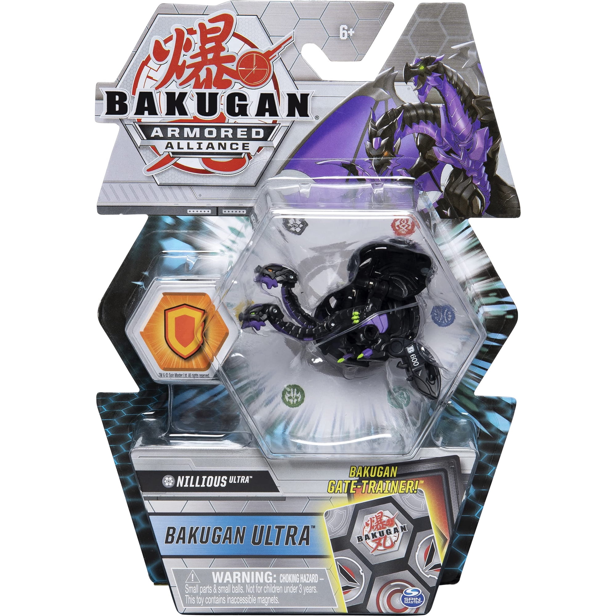 Juguete Coleccionable Action Figure Bakugan Ultra Nillious De 7,6 Cm