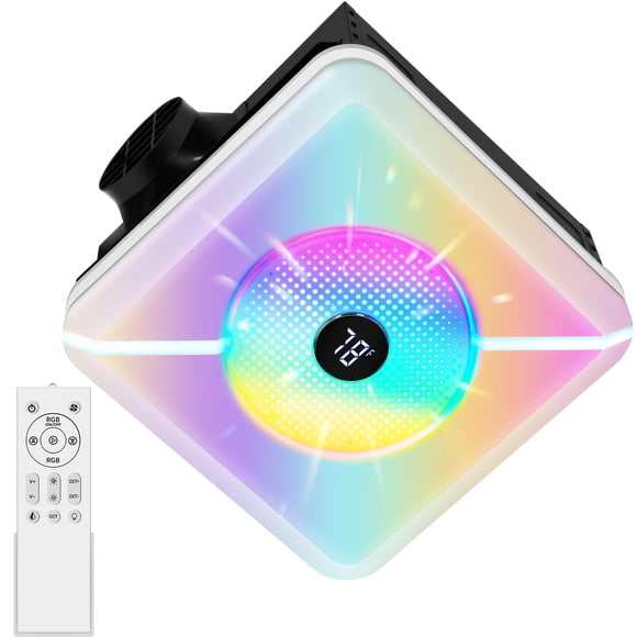 Extractor de Baño Gopper RGB LED Bluetooth 230CFM