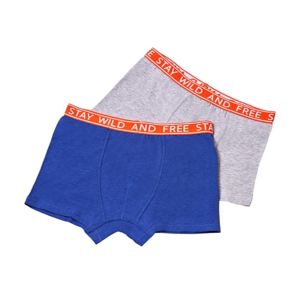 Pack2 Boxer Algodón Lycra Niño 5429 Azul 16