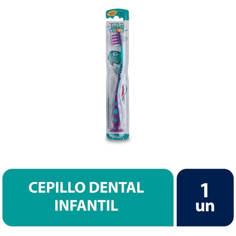 Cepillo De Dientes Niños Big Teeth 6-8 Años Suave 1 Un Aquafresh