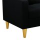 thumbnail image 3 of Sofa New Retro 3CG Felpa 01 Negro, 3 of 6