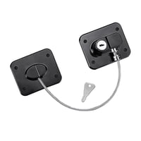 Bothyi - Cerradura De Seguridad A Prueba De Niños Gabinetes Restrictor De Puerta Cerradura De Congelador Para Oficina Hogar Negro