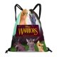 thumbnail image 1 of Mochila de Cuerdas Desmarcar Gatos Guerreros 30x40cm, 1 of 6