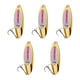 thumbnail image 2 of 5x Cucharas De Pesca Verticales Duros Spinnerbaits Cebos Para Lubina Agua Dulce Agua Salada Oro 14g, 2 of 5