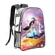 thumbnail image 1 of Jasmine Aladdin PrincesaMochila transparente temática, resistente y duradera, bolsa see-through para trabajo, deporte, universidad y viaje, 31 × 43 cm, 1 of 6