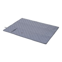 Ioensy - Tapete Para Mascotas, Protector De Muebles Para Interiores Y Exteriores, Para Comida Y Agua, Reutilizable, Para Puerta, Talla M, Gris