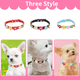thumbnail image 5 of Juego de 3 collares para perros pequeños Becklace - Collar para perro xs niña - Collares para gatos niñas - Collar para mascotas cachorro, 5 of 5