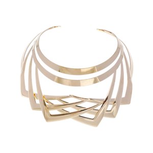Ioensy - Collares Collar Lujoso Gargantilla Nacional Africana Para Niñas Mujeres Halloween Oro